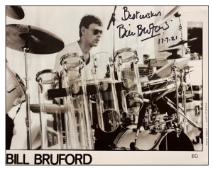 Signed: At Hybrid Drum Kit, King Crimson 1980s
